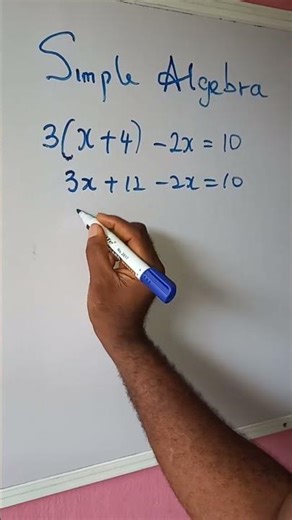 Learn simple algebra the easy way.Follow for more maths.#shorts #algebra #maths #learnmath