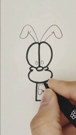 #OdieDrawing – Cute Odie from Garfield | Fun Cartoon Dog Art for Fans | #odie #cutecanvas