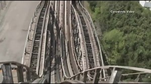 Want to experience this in real life? You have just two months to ride Thunder Road. Carowinds has decided to retire the 39-year-old ride, but the coaster's fan base is trying to change that. You can show your support too: http://on.wcnc.com/1Bmg7sa | WCNC Charlotte