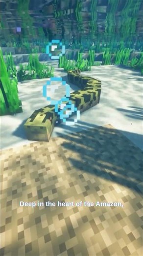 The Amazon’s Deadly Giant: Anaconda #minecraft