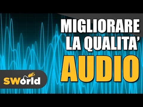 Come migliorare l'audio dei nostri video con Audacity