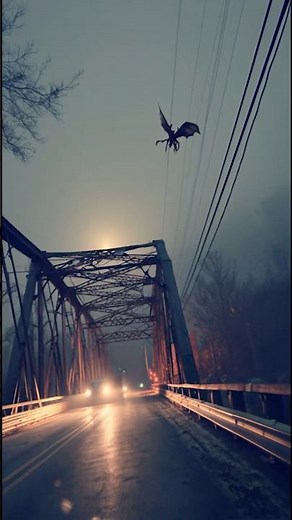 REAL Mothman Encounter Caught On Small Town Bridge