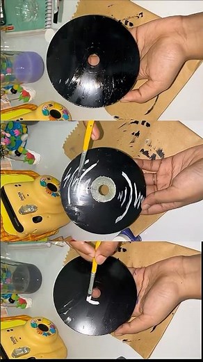 ✨DIY CD Wall Decor | Recycle Old CDs into Beautiful Room Decoration Ideas #Shorts #DIY #Reuse