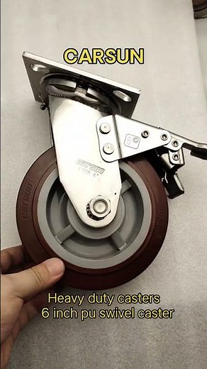 Heavy Duty Casters 6 Inch Polyurethane Swivel Caster Wheels