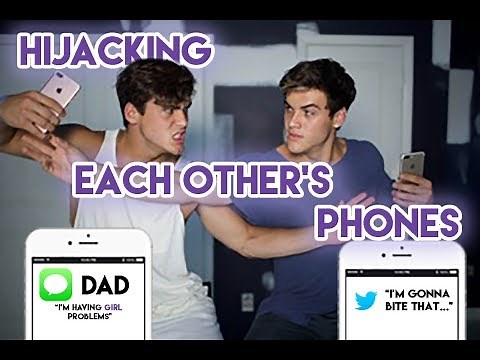 Hijacking Each Others Phone's! (EMBARRASSING AF)