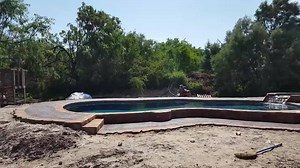 7.6K views · 127 reactions | 15x32ft pool, spa, blue plaster and stone around pool for $36,000 please call us for a free estimate at 956-904-8314 with luis nava | M&A Pools | Facebook