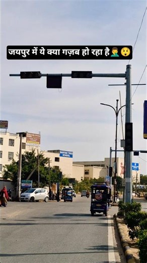 funny traffic signal in jaipur 😲 #shorts #trafficsignal