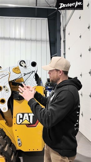 Cat 265 Wrap Install | Pre Cut Skid Steer Wraps That Make Installation Easy
