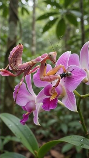 Nature’s Deadliest Camouflage: Masters of Disguise! 🦎🌸