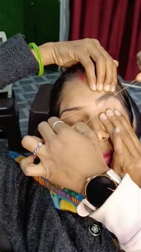 Threading #asmr #skincaresalon #hairstyle
