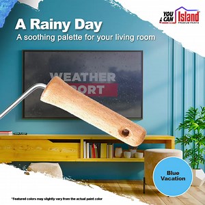 A color palette perfect for pluviophiles. Want to make this rainy day dream happen for your clients? With Island Paints, you can! 🎨 Check our colors here: https://bit.ly/2V0oFec | Island Premium Paints