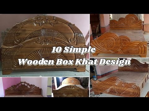 10 simple wooden box khat design || Double bed design || wooden box bed design || box khat catalogue