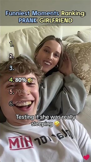Funniest Moments Ranking:PRANK GIRLFRIEND