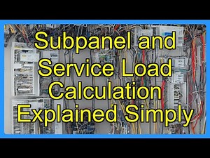 Subpanel and Service Load Calculation Explained Simply