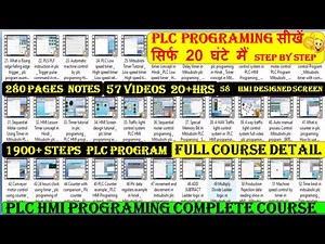 Plc Hmi programing videos in hindi | plc automation example| plc hmi tutorial in hindi | plc concept
