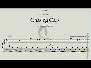Chasing Cars - Easy Piano