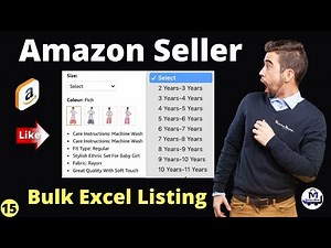 How to Create Multi Color Size variation on Amazon Through Excel File