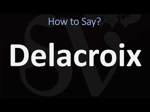 How to Pronounce Delacroix? (CORRECTLY)