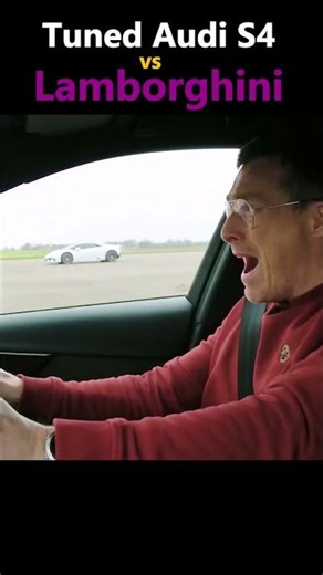 Lamborghini 640hp vs Tuned Audi S4 560hp