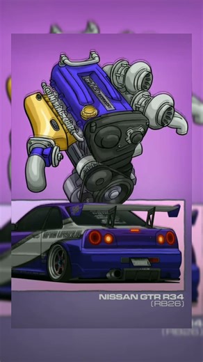engine sound of Nissan gtr r34#nissan#editz
