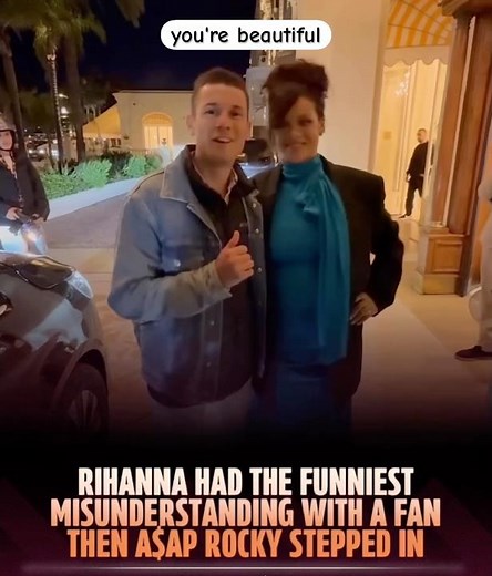 Rihanna and a fan had one of the funniest interaction before Asap Rocky stepped in 😂
