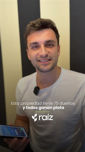 Esta propiedad tiene 75 dueños y todos ganan plata. ¿Cómo? A través de la tokenización inmobiliaria, un modelo que permite adquirir fracciones (tokens) de un inmueble para poder tener los beneficios de ser dueño, pero sin tener que hacerte cargo de la propiedad, los inquilinos, ni nada de la gestión. 📈 Gracias a la tokenización, cada uno de los inversores recibe renta mensual por el alquiler y, además, su inversión aumenta de valor con el tiempo por la revalorización del activo. Este caso demue