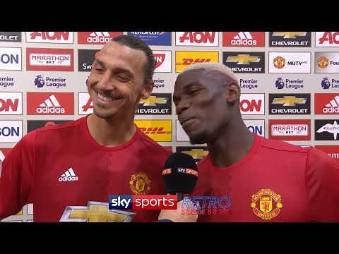 "Next time you pass!" - Zlatan Ibrahimovic & Paul Pogba joking around in post-match interview