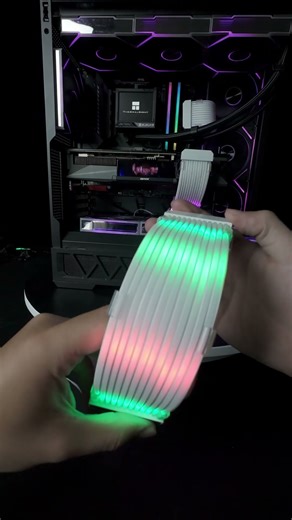 ARGB PC LED Strip | Easy Installation | Sync With Motherboard | Vibrant Lighting Effects #pcbuild