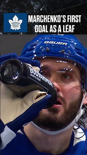Marchenko's FIRST GOAL as a LEAF! 🍁🚨