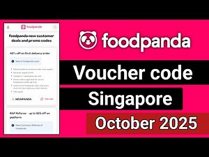 Foodpanda Singapore voucher code October 2025 | Foodpanda discount offer