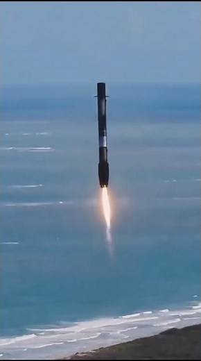イーロンマスクのSPACE X, FALCON9が着陸する瞬間 #spacex #falcon9 #宇宙 #ロケット #イーロンマスク