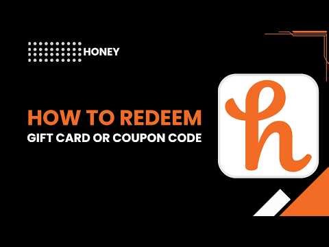 How to redeem a gift card on Honey App