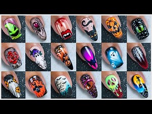 30+ Best Spooky Beautiful Nail Art Ideas | Top Halloween🎃Compilation