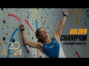 Aleksandra Miroslaw Wins Women's Speed Climbing Gold at Paris 2024