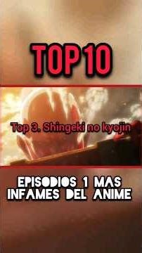 TOP 3: SHINGEKI NO KYOJIN 💀 #anime #animemomentos #Infame #attackontitan