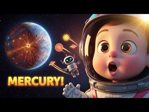 Meet Mercury! 🪐 The Hottest Planet? | Fun Space Video for Kids
