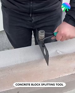 Concrete block splitting tool | Handmade Haven