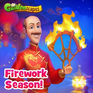 2.9M views · 36K reactions | Firework Season is ON: https://plrx.me/RUMQYt5xhJ ✨ Jump into the event for a ton of rewards and activate the Golden Ticket to stage a spectacular fire show in your garden  | Gardenscapes | Facebook