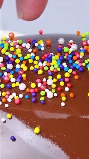 Dripping Chocolate & Pop It Toy! 🍫✨ This Cake is as Fun as it Gets! #shorts #cake #dessert #toys