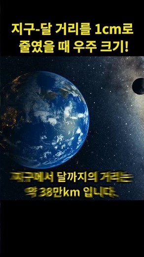 The size of the universe when the distance from the Earth to the moon is reduced to 1 cm!