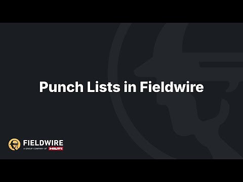 Punch Lists in Fieldwire