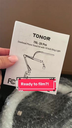 Excited for My New Ring Light Stand Setup!