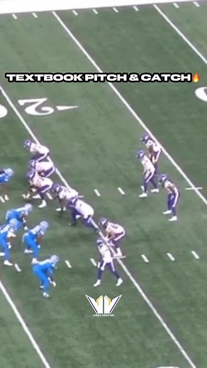 5K views · 866 reactions | Creative Design + Textbook Execution ✅ Jones & Mason in the backfield is a beautiful thing. Perfect touch from McCarthy layering the ball over the EDGE defender. | vikesverified | Facebook