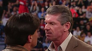 Mr. McMahon gives Eric Bischoff a public job evaluation: Raw, January 13, 2003