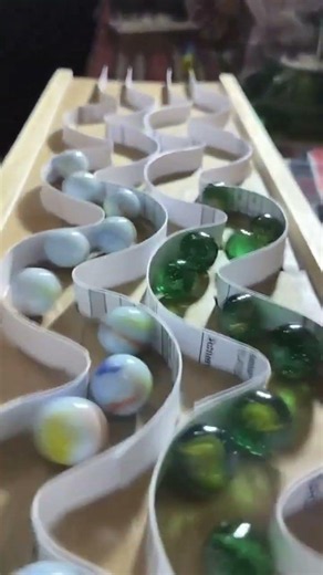 ASMR Marble Run Race color Full Marble
