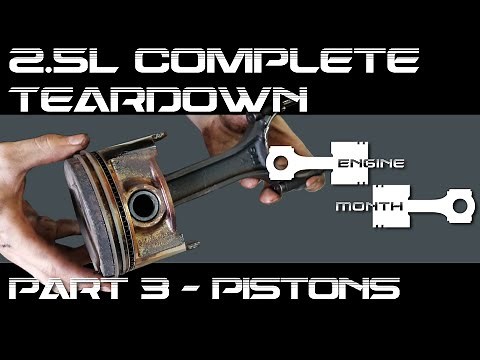 Jeep 2.5L 4 Cylinder Engine Complete Tear Down Part 3