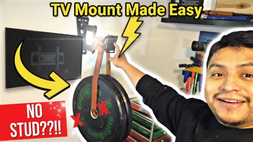 How to mount a TV on drywall using only 2 Snaptoggle bolts