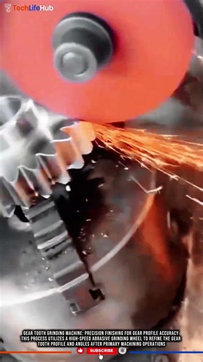 Innovation Gear Tooth Grinding Machine: Precision Finishing for Gear Profile Accuracy #tech