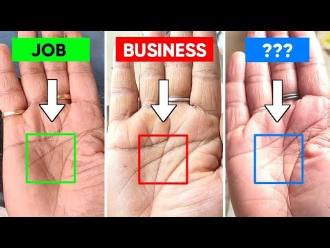 Decode Your Career (Job or Business) Palmistry in English