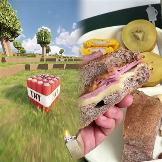 Realistic Colourful TNT Explosions / Minecraft RTX #shorts #minecraft